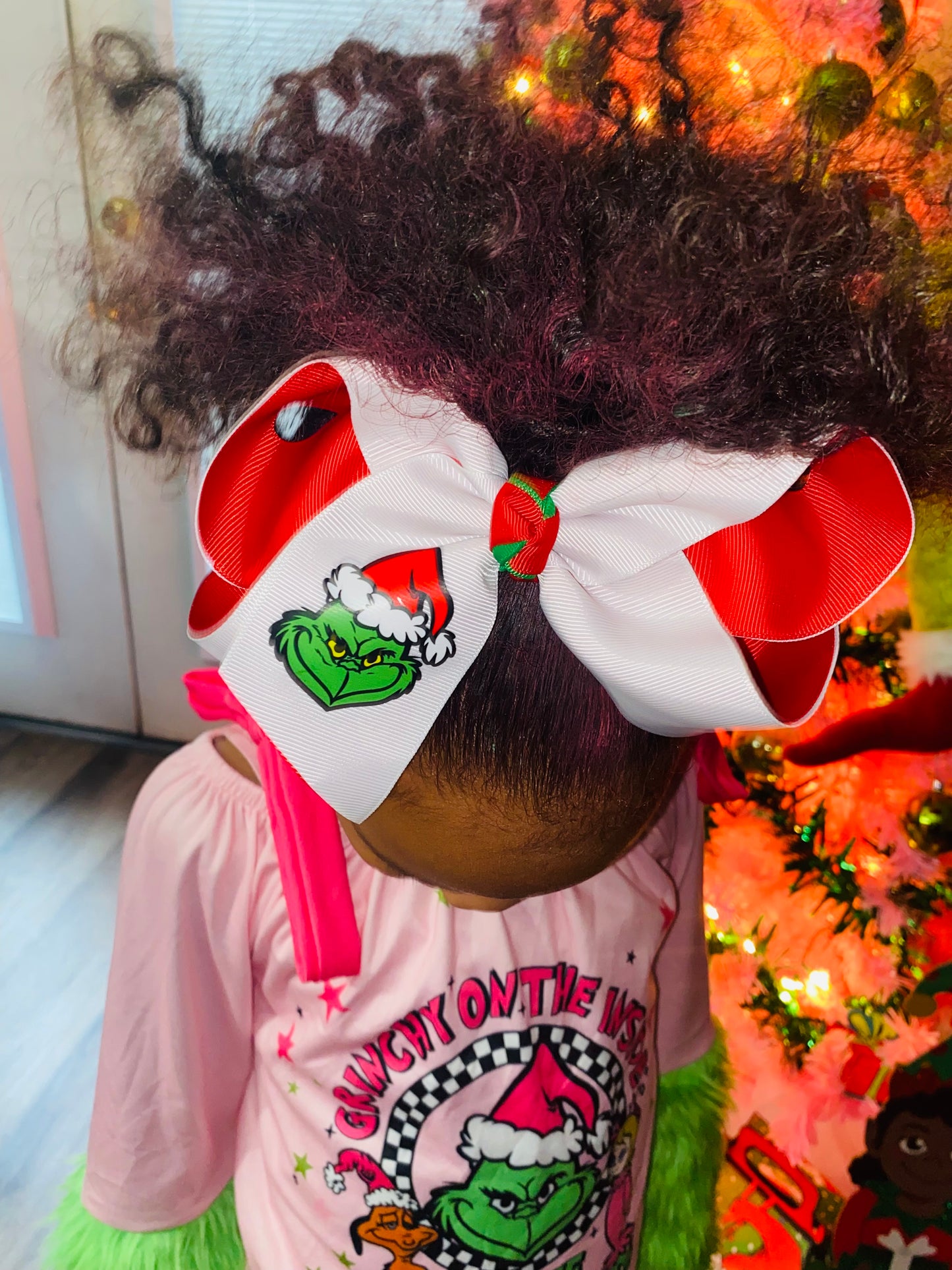 Grinch Hairbow