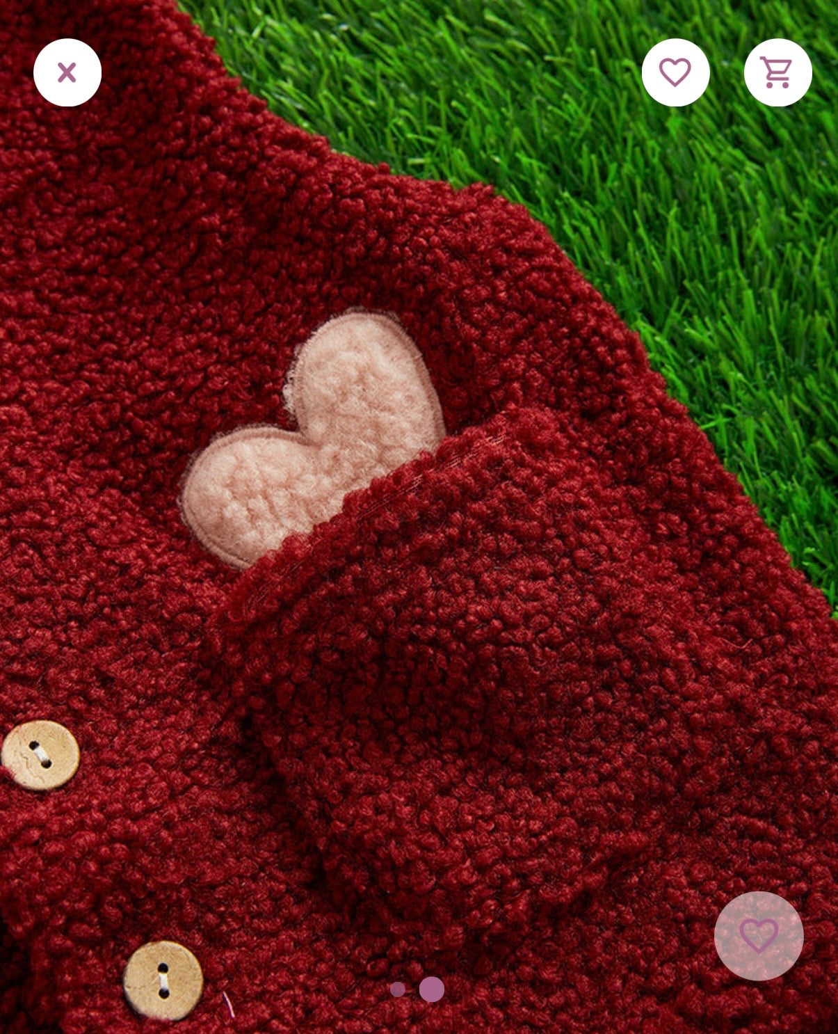 Sweetheart Sherpa Valentine Vest