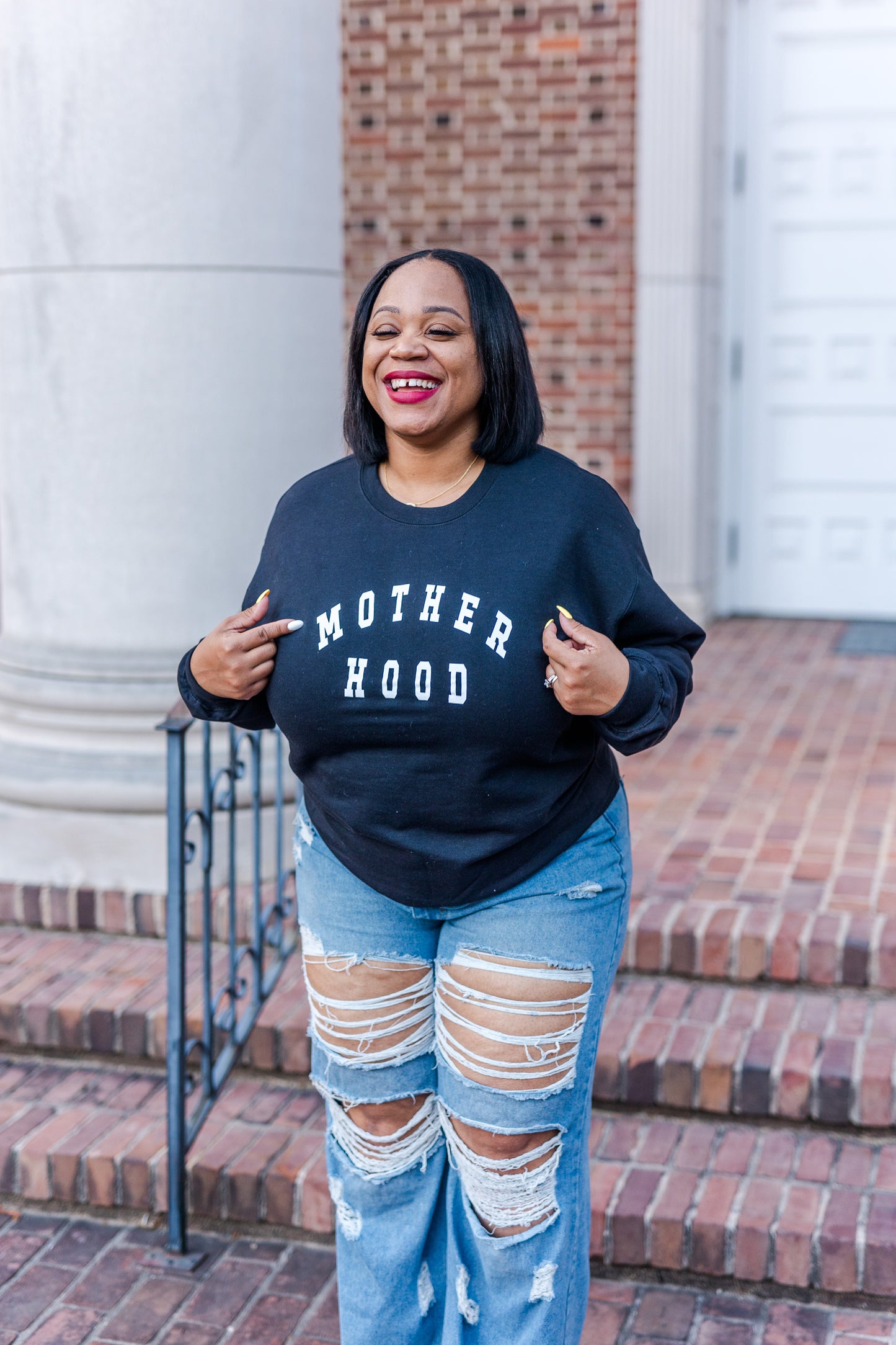 Motherhood and Childhood Matching Sweatshirts