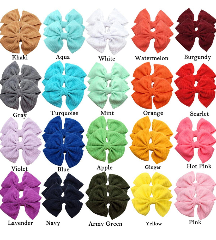 Alligator Clips Hair Bows (Restocked)
