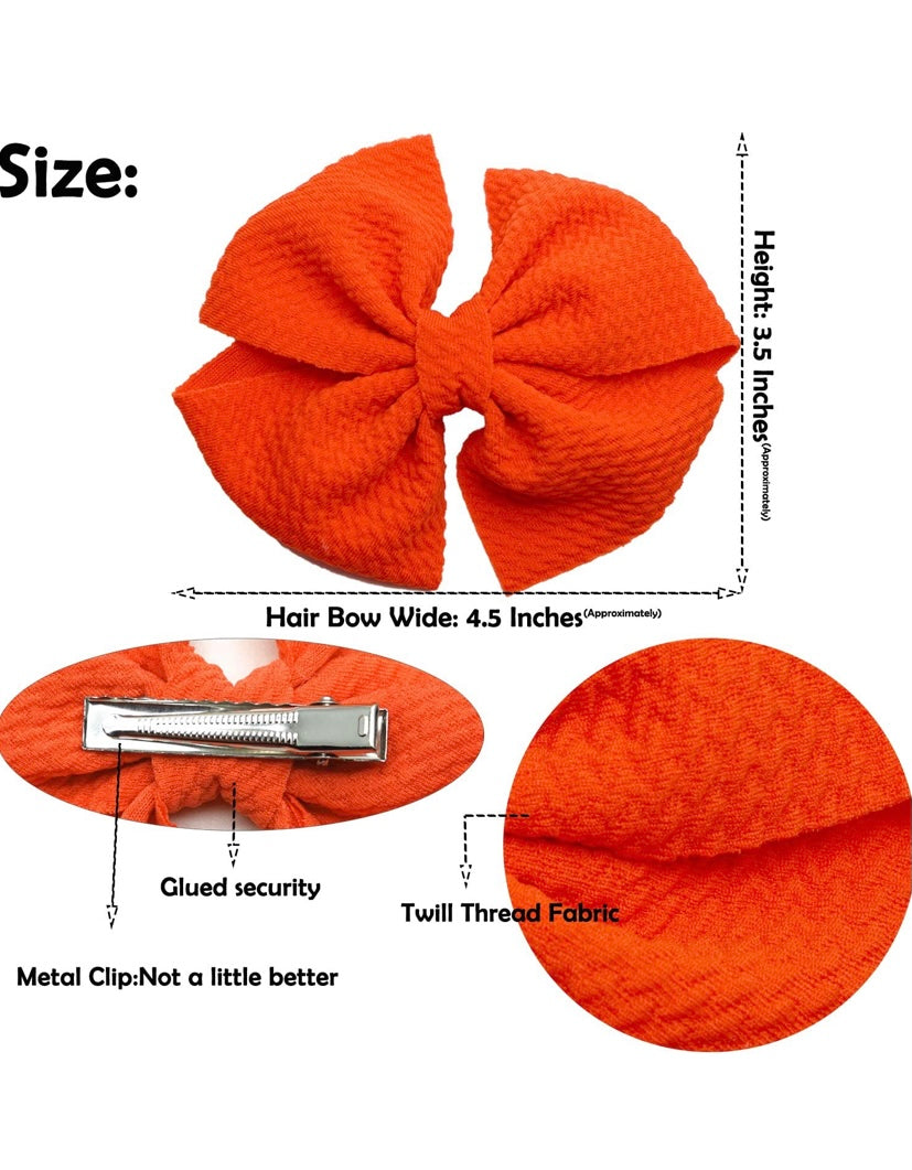 Alligator Clips Hair Bows (Restocked)