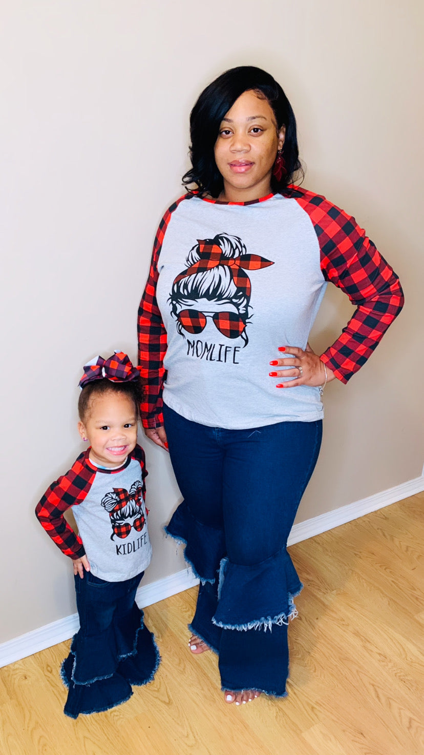 Mommy Life and Kid Life T-shirts