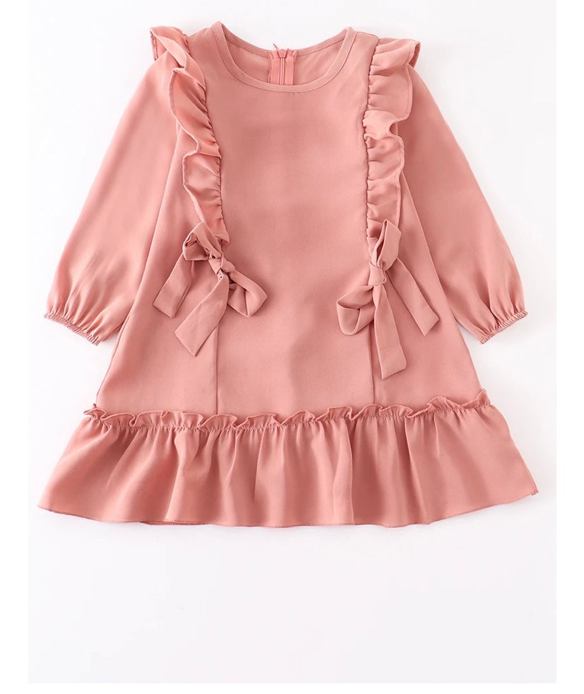 Blush Pink Ruffle Dress