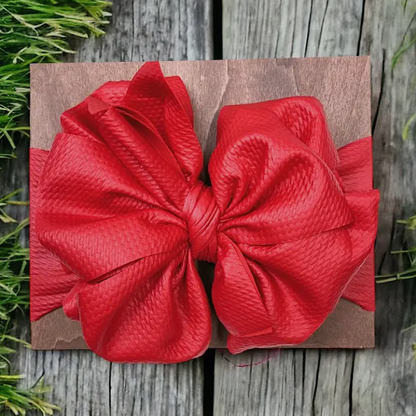 Oversized Metallic & Matte Faux Headband