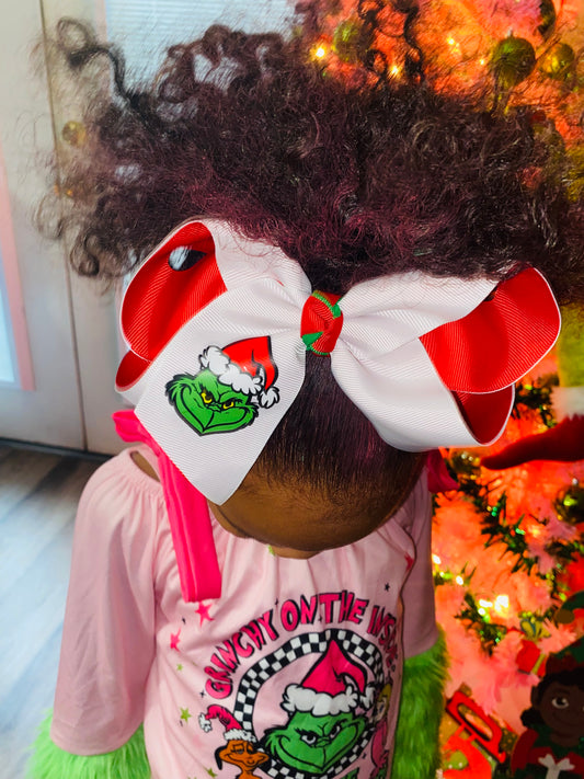Grinch Hairbow