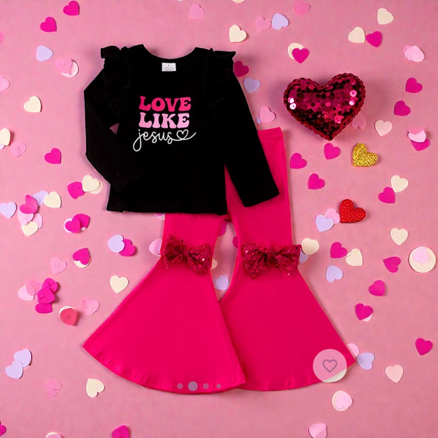 Love Like Jesus Bell Bottom Set