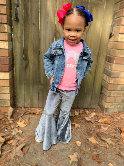 Velvet Bell Bottoms