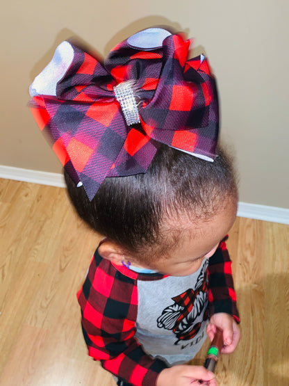 Buffalo Plaid Hairbows